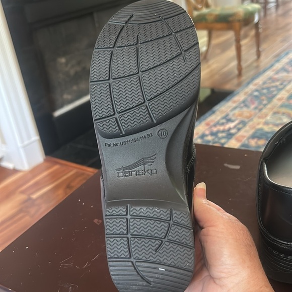 Dansko LT Professional Black Leather Clogs Shoes SZ 40/9.5-10 NEW - Picture 6 of 8